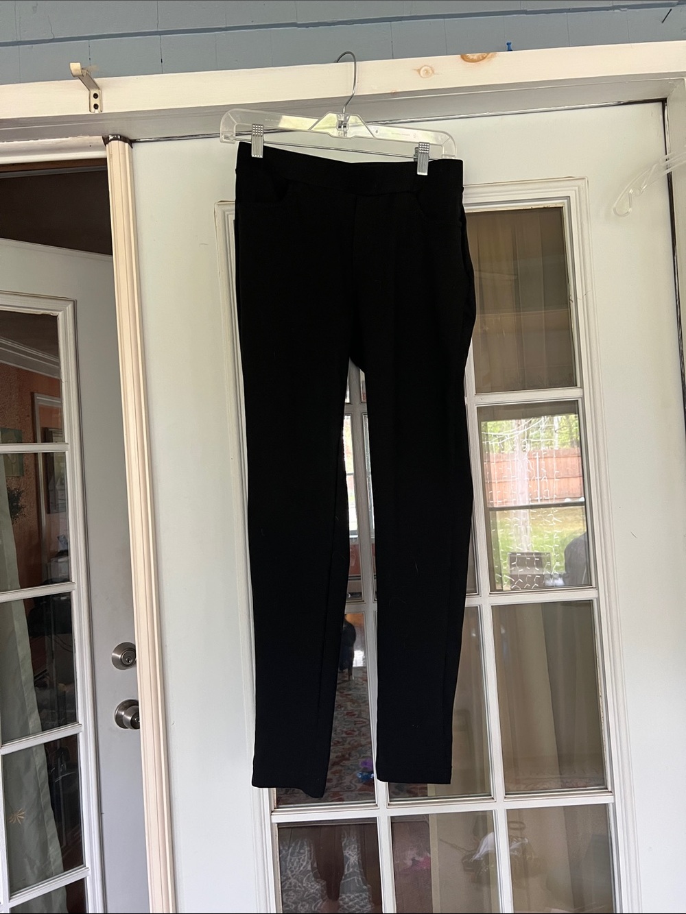 Classic Black Slim Pants women
